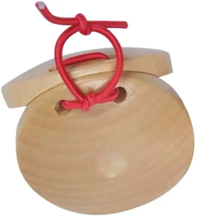 Wooden Finger Castanet Kid Musical Instrument Preschool Education Toy Party Gift 