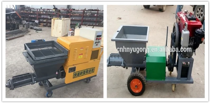 wall mortar gun cement mortar sprayer