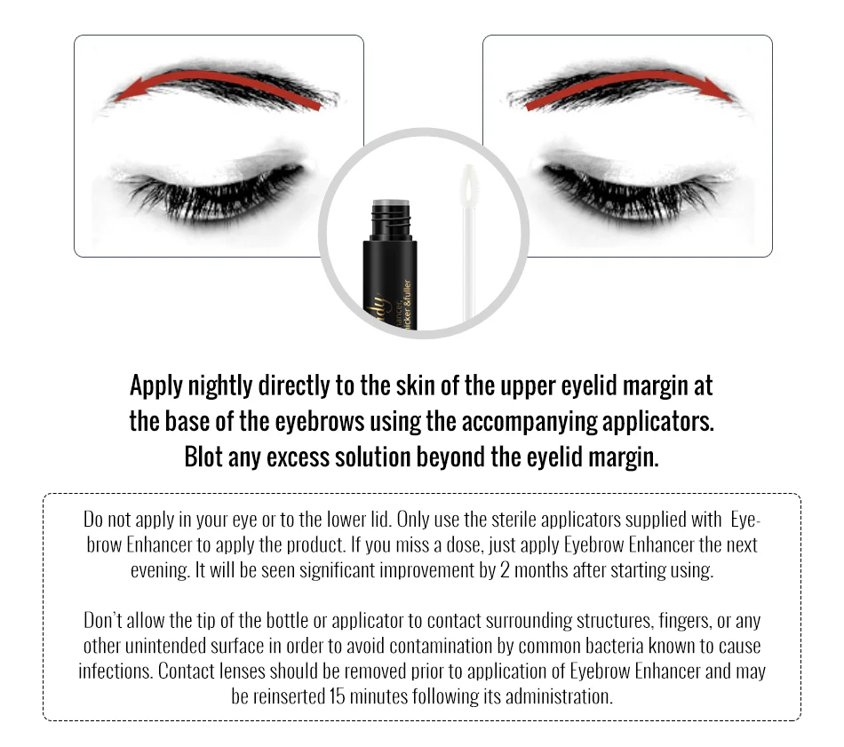 Omy Lady For Lash Extensions Growth Microneedle Eyebrow Serum Custom