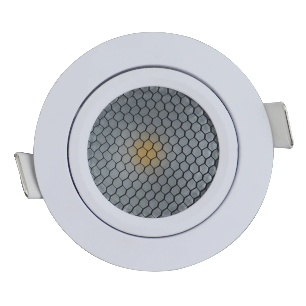 Aluminum 5W 7W Honeycomb Anti-glare Design Slim Dimmable COB SMD Spot Light IP65 LED Downlight