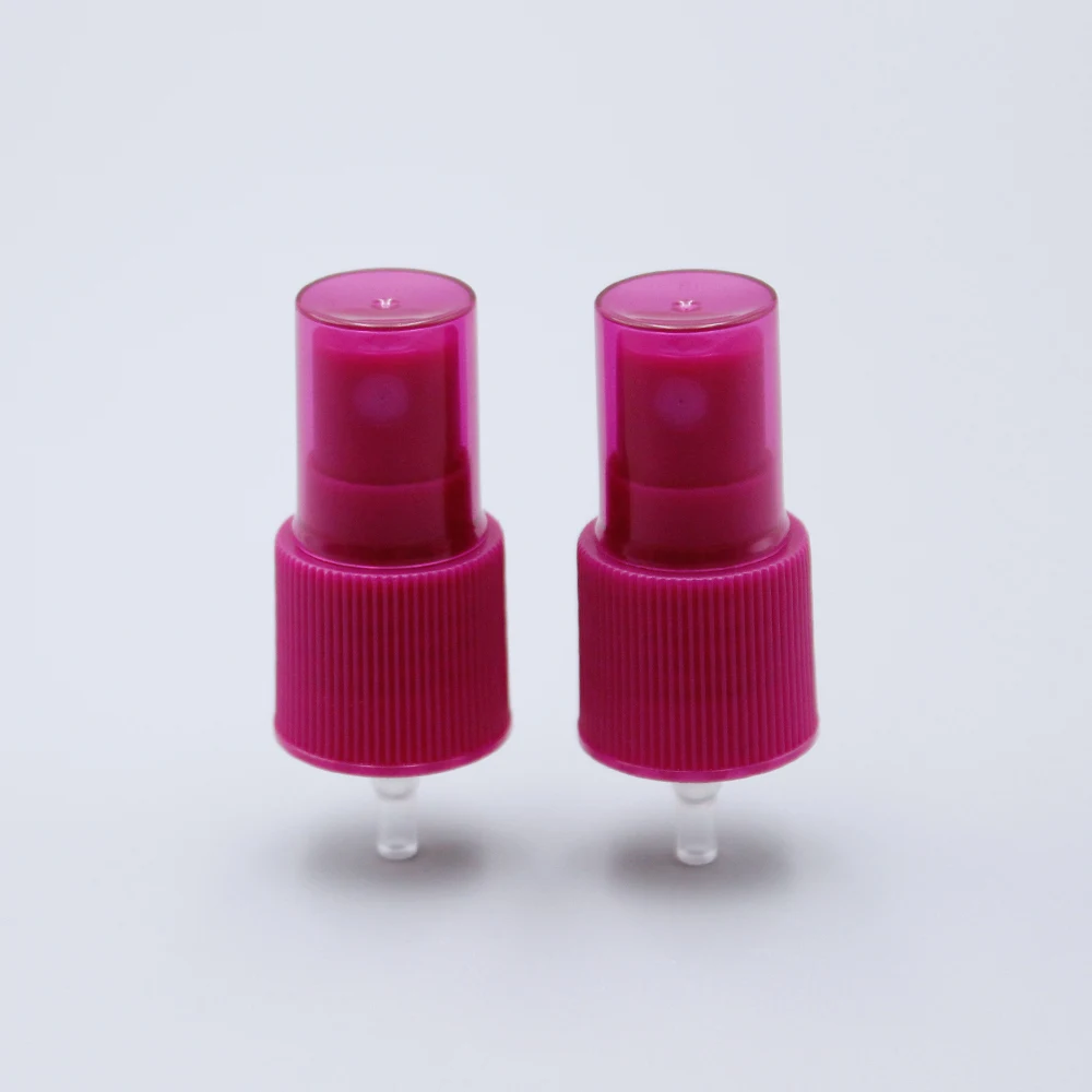 Wide use beautiful color 18 20 24mm plastic hand spray pump from Yuyao China