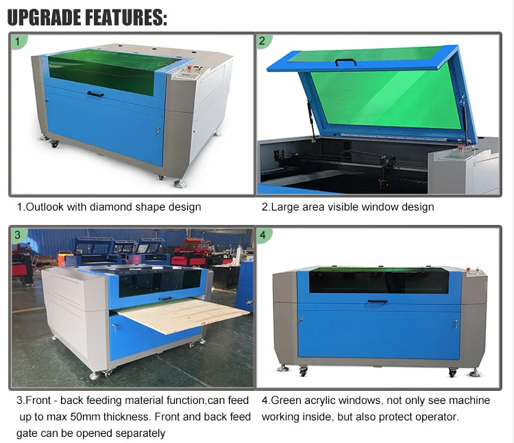 New Design1390 Laser Cutting and Engraving Machine Laser Cutting Machine for Balsa Wood