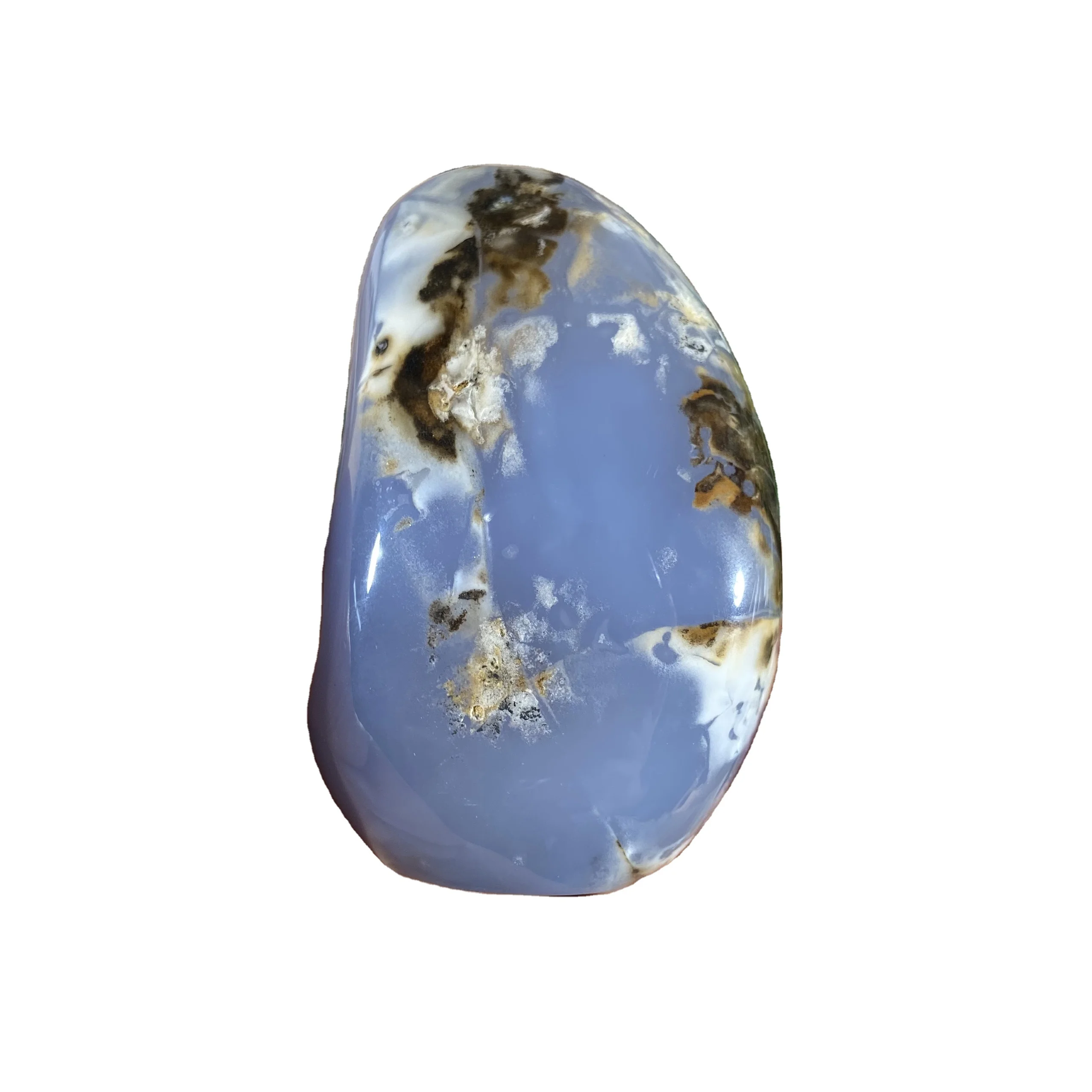 
Blue chalcedony Free Form Shape Decoration Irregular Healing Crystal Reiki Chakra Stone Meditation Therapy Gemstone 