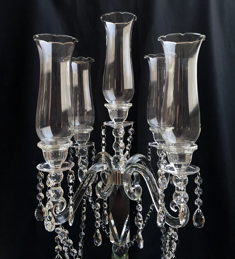 Glass Candelabras Wedding Vases Centerpieces Table Decoration Buy