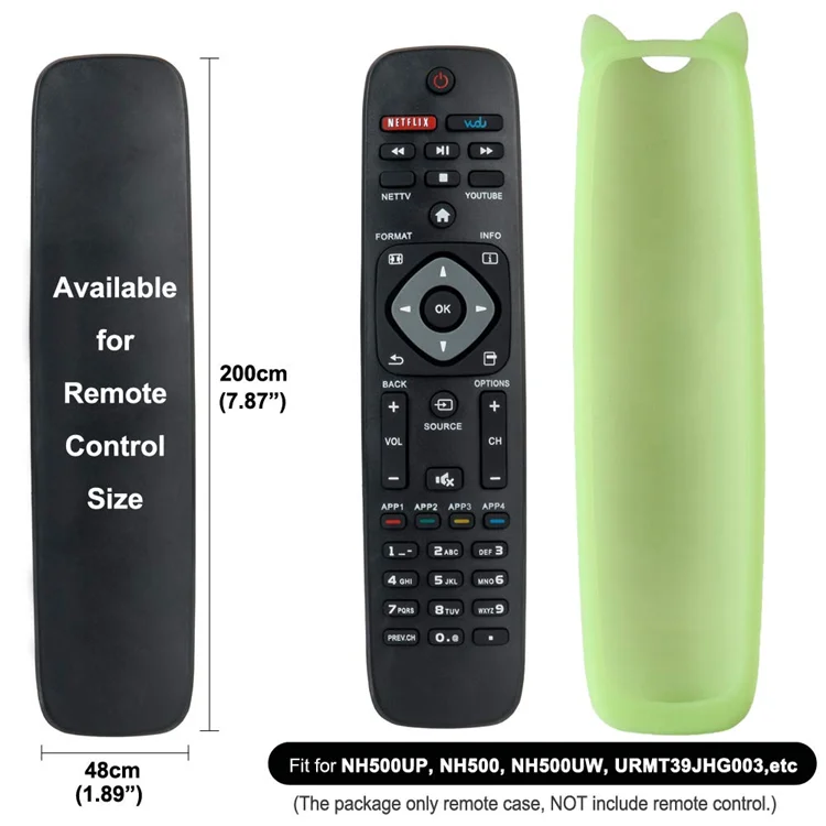 Remote Control Cover Fits For Tv Remote Cover Protective Silicone