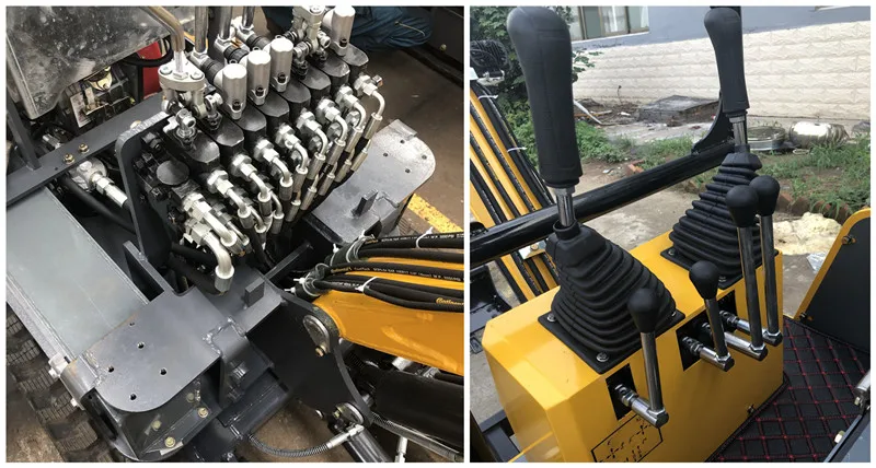Small size outdoor construction micro bagger cheap mini excavator with canopy
