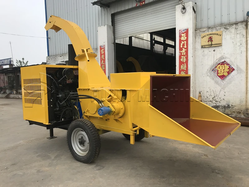 Europe Standard Wood Chipper Mulch Machine/mobile Diesel Wood Chipper ...