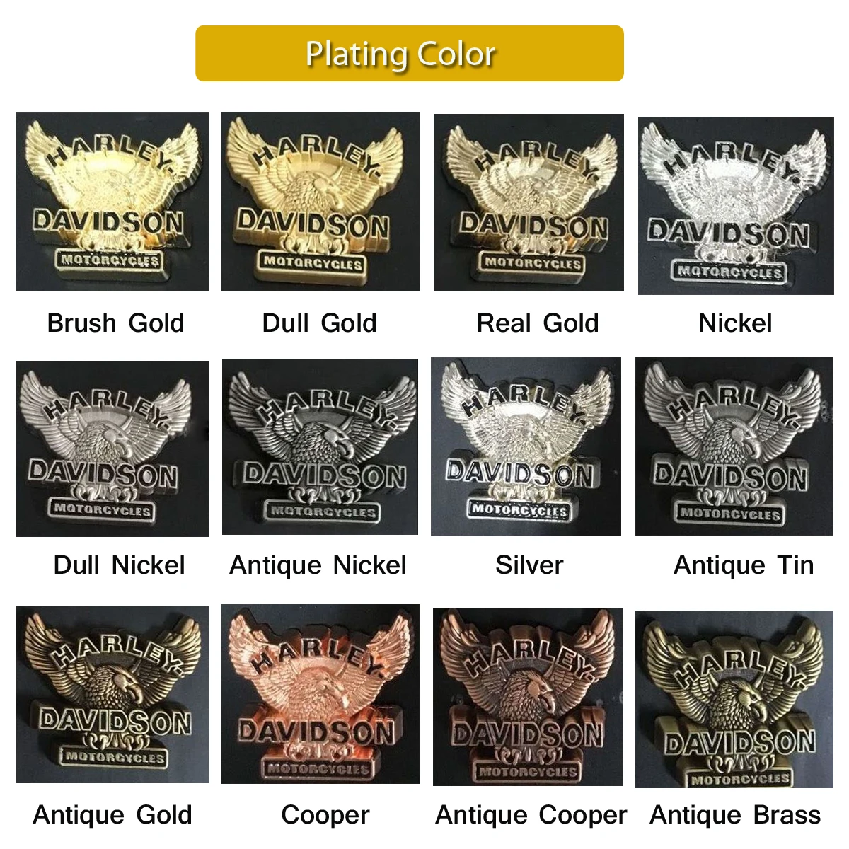 24mm 25mm Gold Silver Black Metal Custom logo Golf Markers Double Side Golf Ball Marker Golf Accessories details