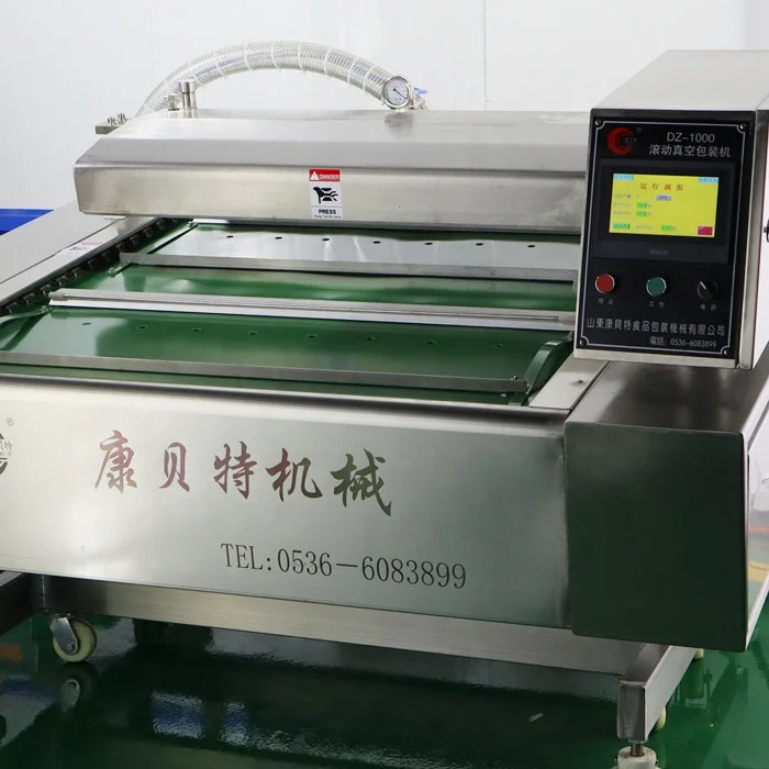automatic double chamber vacuum packing machine