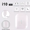 i10 tws earbuds with auto connect and wireless charge for sports