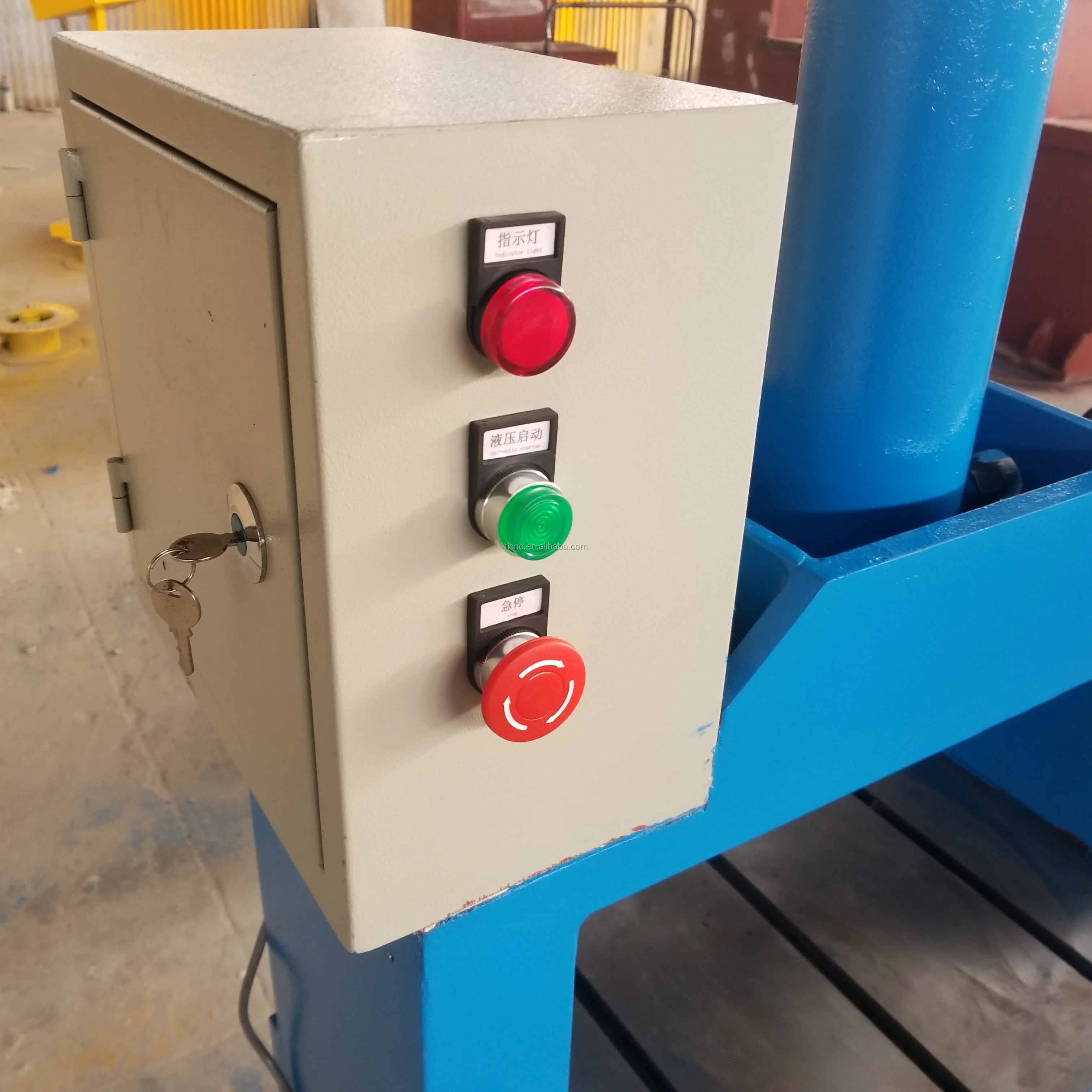 50 ton 100 ton two column workshop electric hydraulic bearing press machine 