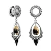 Dangling Gemmed Gauges Stretchers Earrings Plugs For Wedding Design
