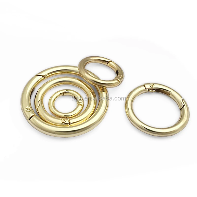 20mm Metal Zinc Alloy Spring O Ring For Key Chain Handbag Diy ...