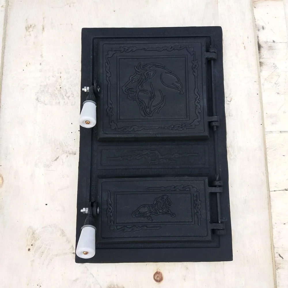 
Cast Iron Stove Door Oven Stove Double Doors 