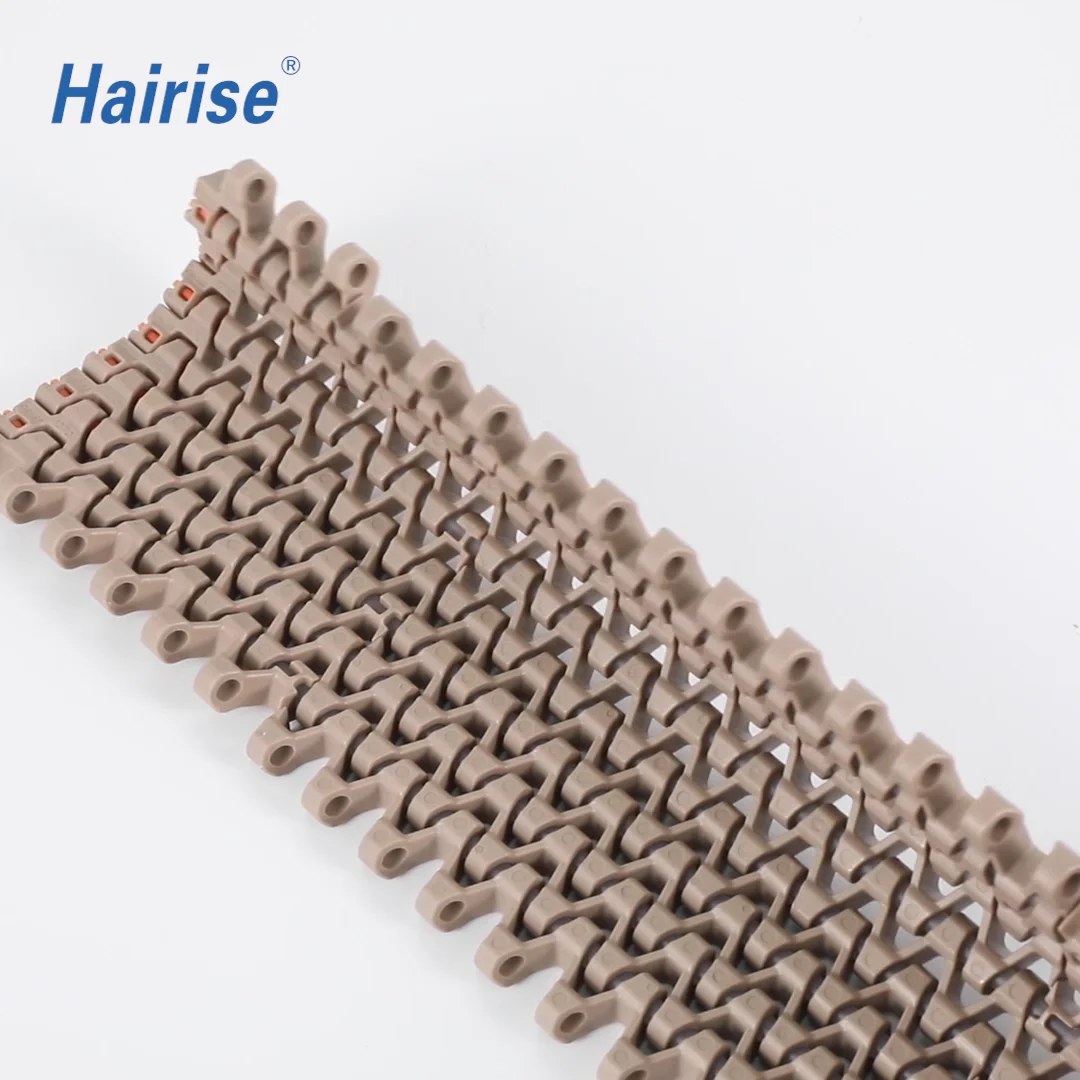 模块化皮带输送机皮带夹板柔性nub顶部800毫米宽度供应商