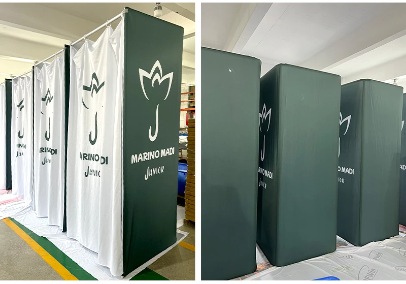 Aluminum Frame Portable Fitting Room Display Stand for Fashion Stores, Trade Exhibitions and Display Racks H4c1a04f8df1b416d80039deb2d68750aU