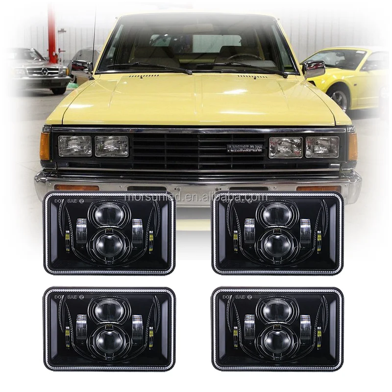 DOT Approved 4x6 LED Headlights for 1980-1986 Datsun 720 & 1982