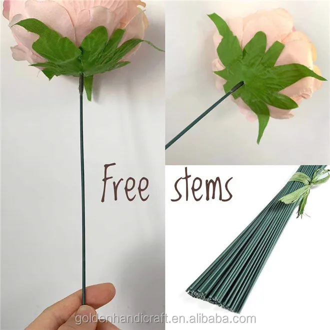 Wholesale Artificial Flower Large Peony Heads For Wedding Decoration
