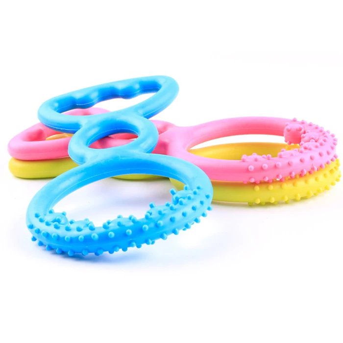 Vente en gros bon marché TPR Toy Teeth Nettoyage Chew Soft Dog PetToy