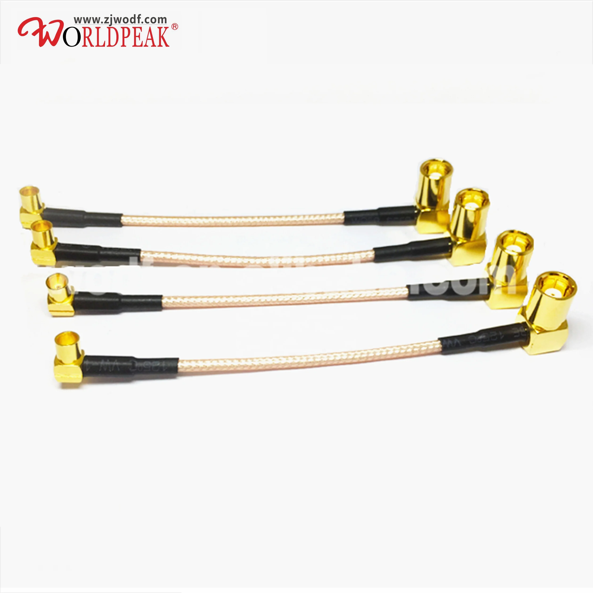 Female SMA to Male MCX RF Coaxial RG316 cable jack right angle Pigtail Any Long