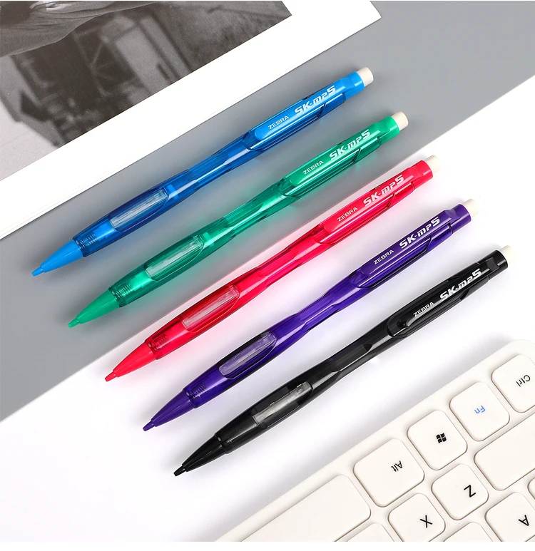 Press Retractable Pencil Eraser Writing School Student Supplies Stationery 