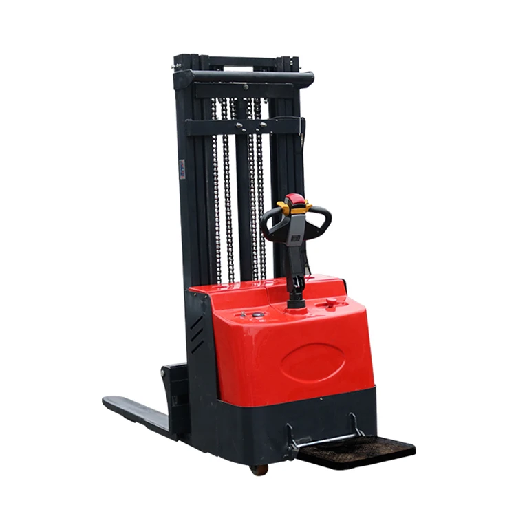 Full Electric Pallet Stacker High Hardness Pallet Stacker Forklift ...