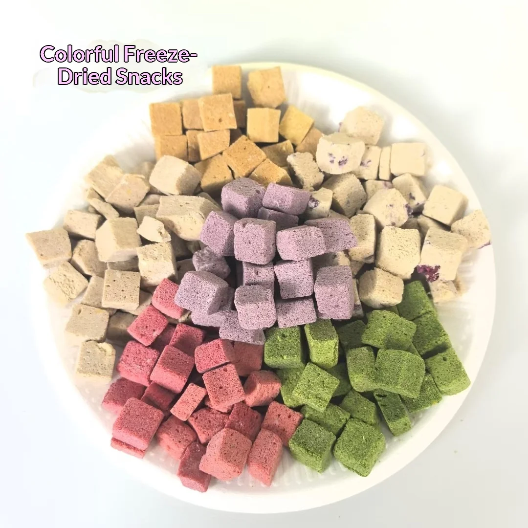 Wholesale Rainbow Freeze-Dried Chicken Cat & Dog Pet Snacks 500g Bag From Qingdao Increase Nutrition supplier