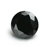Wholesale Loose Gemstone Faceted Round 8mm Black Agate Stone
