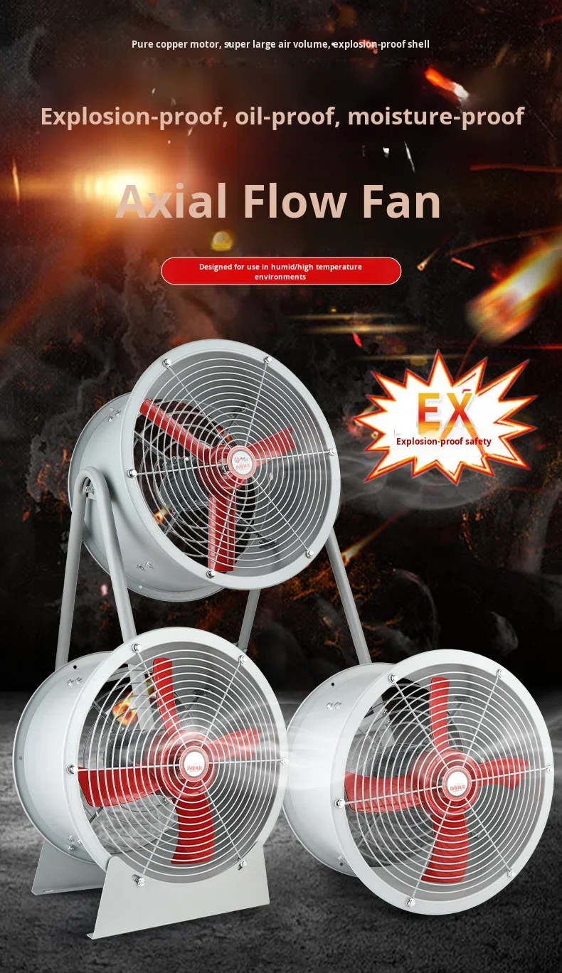 Axial Flow Fan, Explosion-Proof, 220V/380V - detail 2