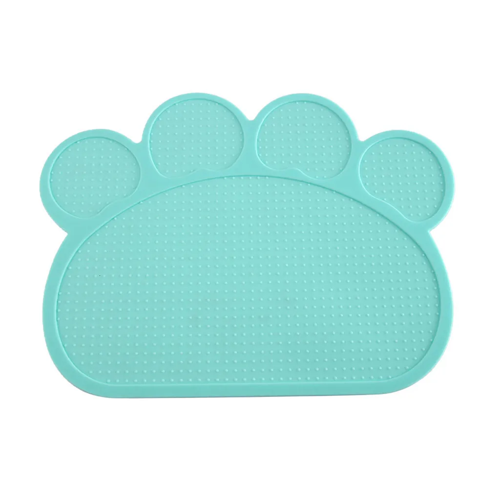 Waterproof Pet Mat For Dog Cat Silicone Pet Food Pad Pet Bowl Drinking