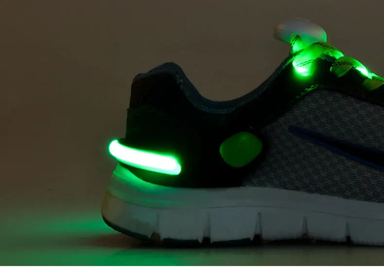 H597 Outdoor Luminous Night Warning Led Bright Flash Light Shoes