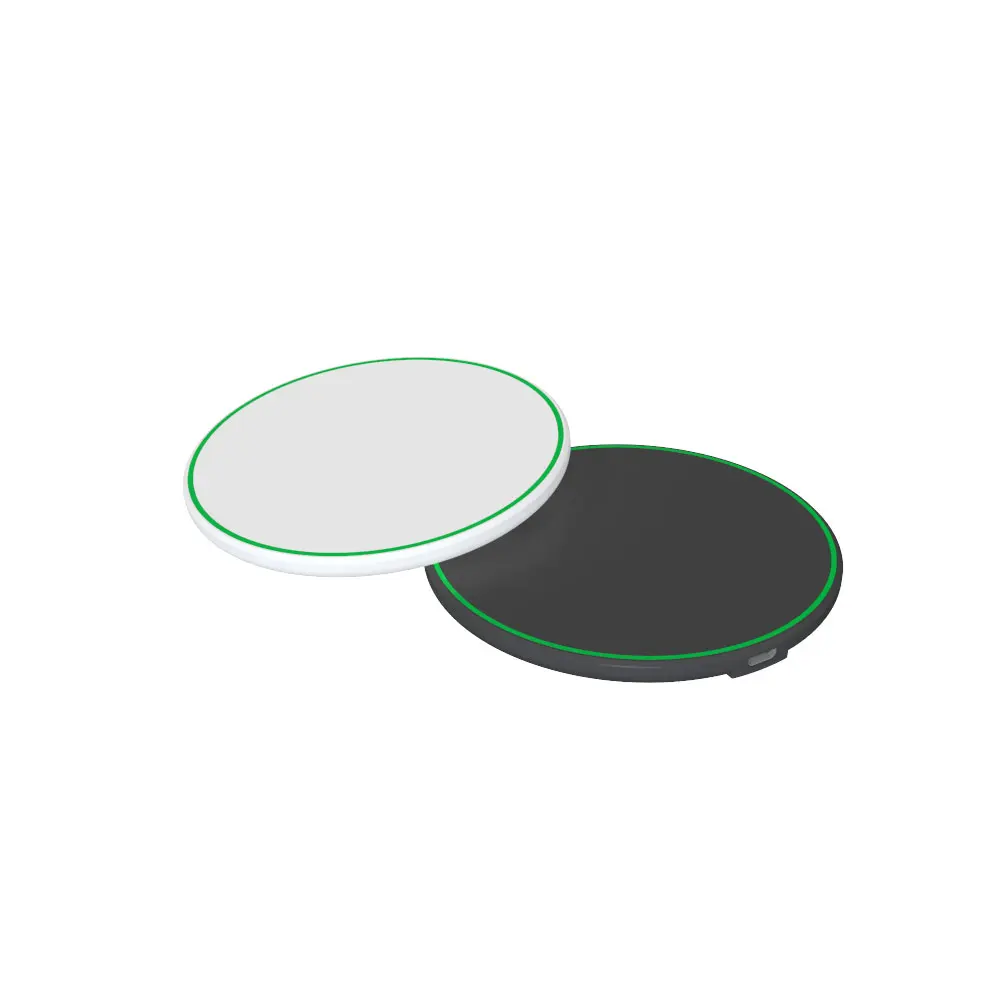 Round Design Led Edge Qi 10W Quick Wireless charger - ANKUX.COM