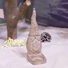 Wholesale resin crafts wooden gnome candle holder table christmas decoration