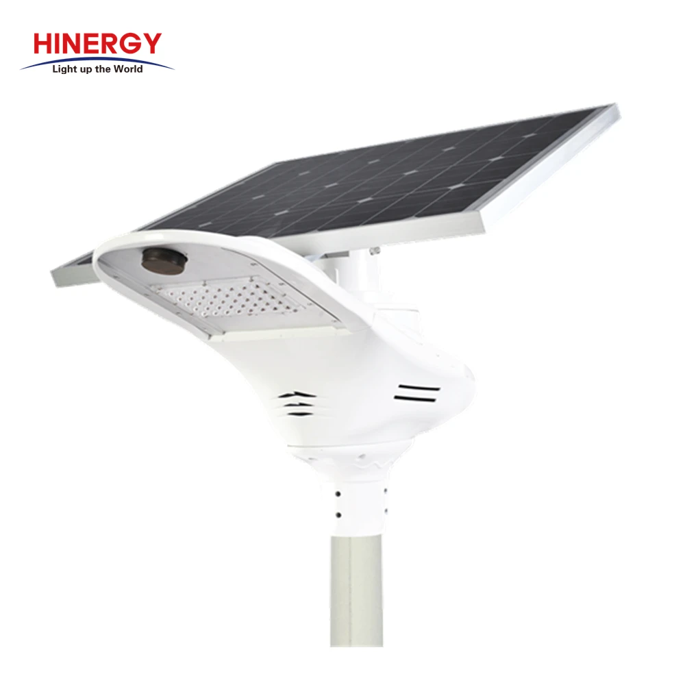 Hinergy Quality Waterproof Ip65 Separate Aluminum Pole Led Solar Street Light Outdoor