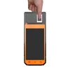 Chip card based 4G WIFI handheld biometric pda with built-in printer FP09