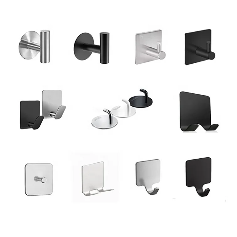 Wholesale Stainless Steel Wooden Decorative Self Adhesive Wall Clothes