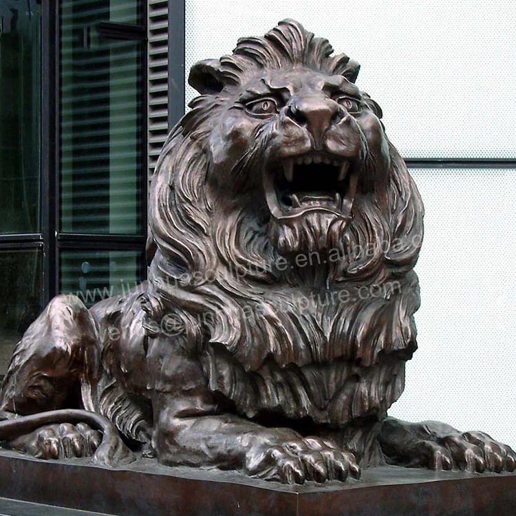 户外铸造雕塑金属装饰青铜狮子雕像