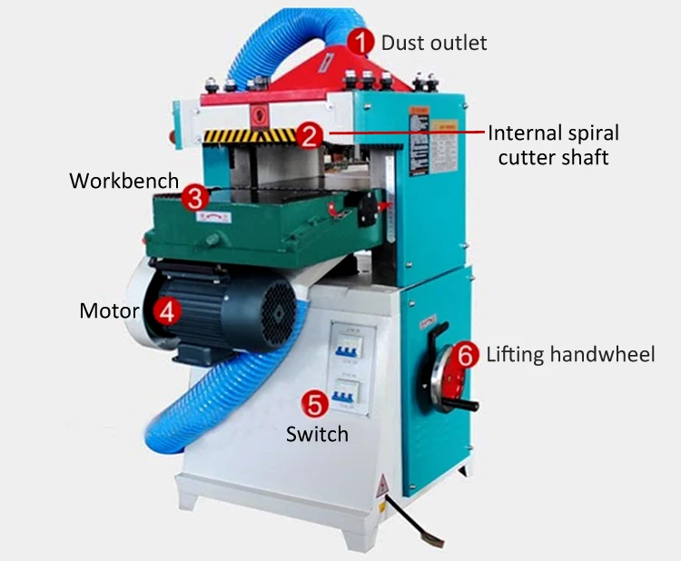 Neweek 2 Sided Wood Thicknesser Planer Low Price Woodworking Double