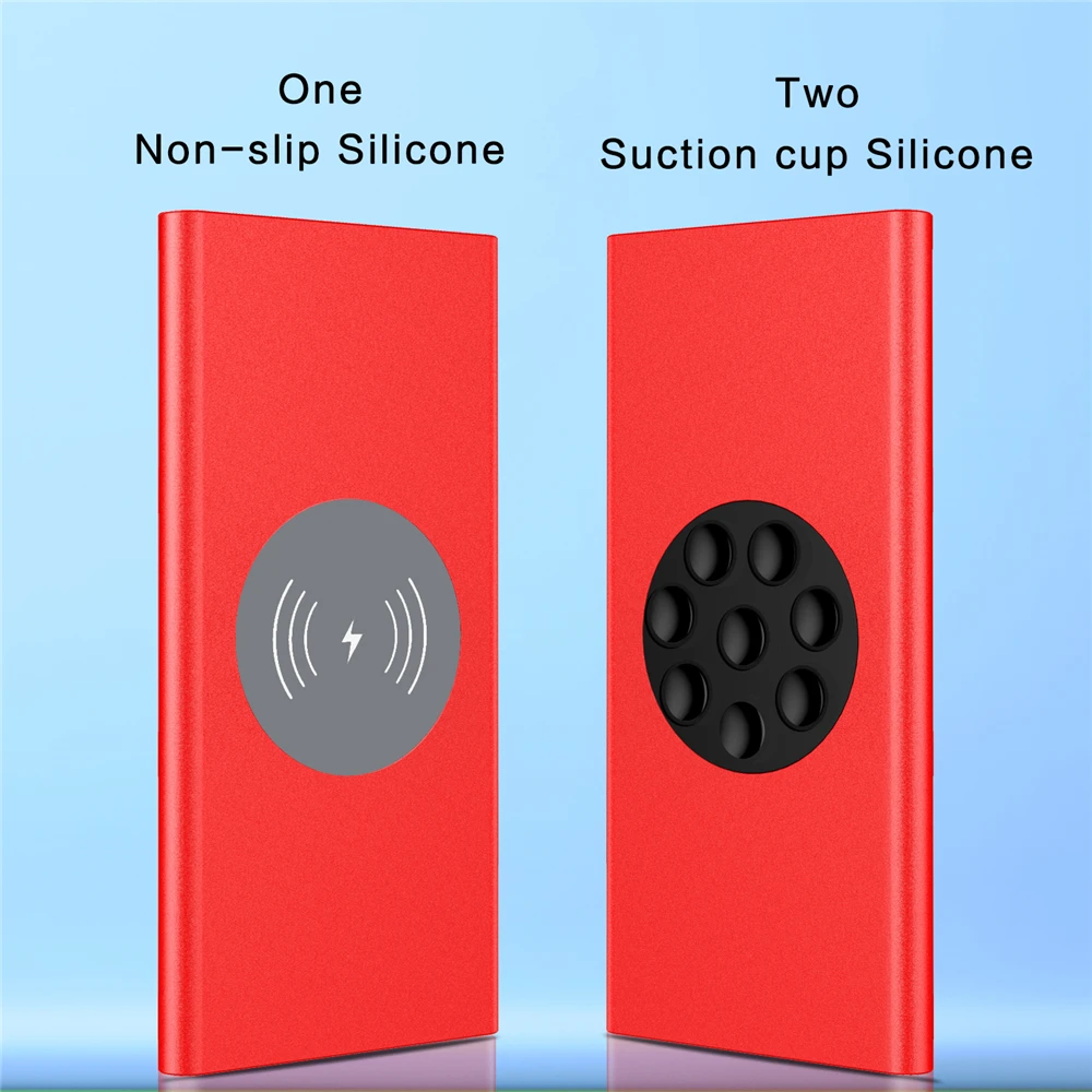 Most popular USB type-c port pretty color charger YF113 suction cup wireless charger power bank for phone - ANKUX.COM