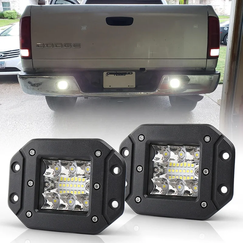 OVOVS Bumper Car Light Spot Beam 5'' Cob Led Work Light For Truck UTV ATV Off road Vehicle Work Light Pod