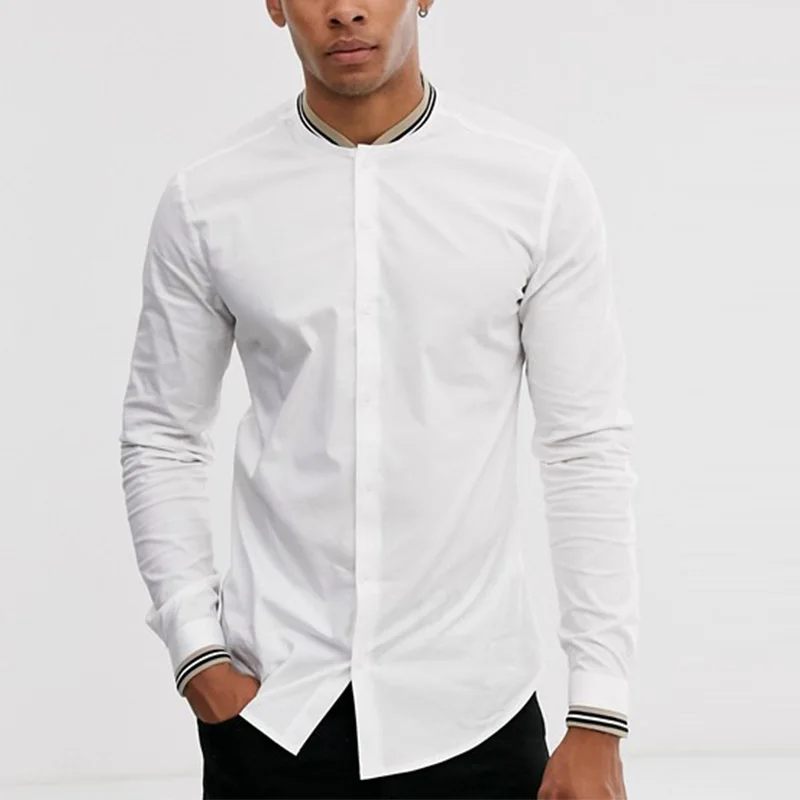 white formal men's shirt