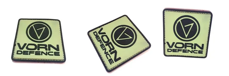 soft pvc rubber patch labels