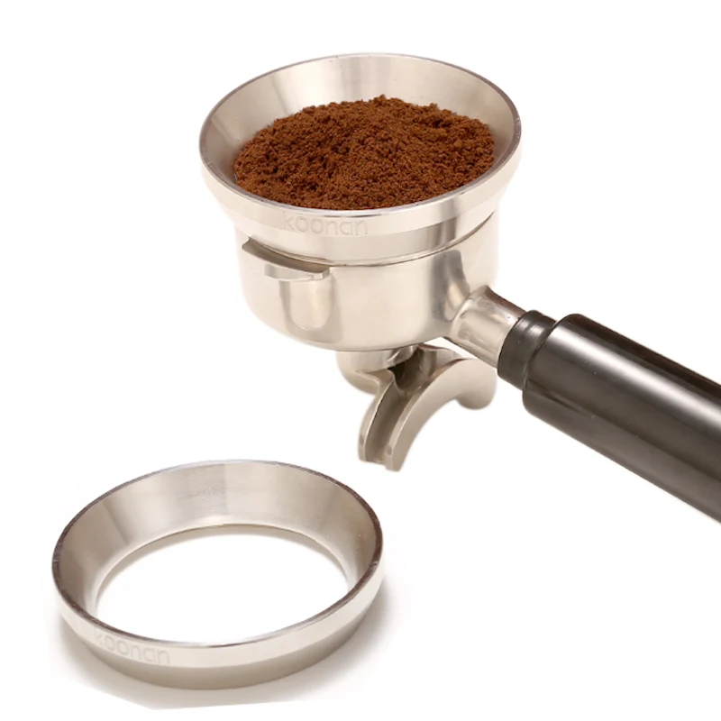 Coffee Dosing Ring Brewing Bowl Maker for 58mm Portafilters Funnel Tool