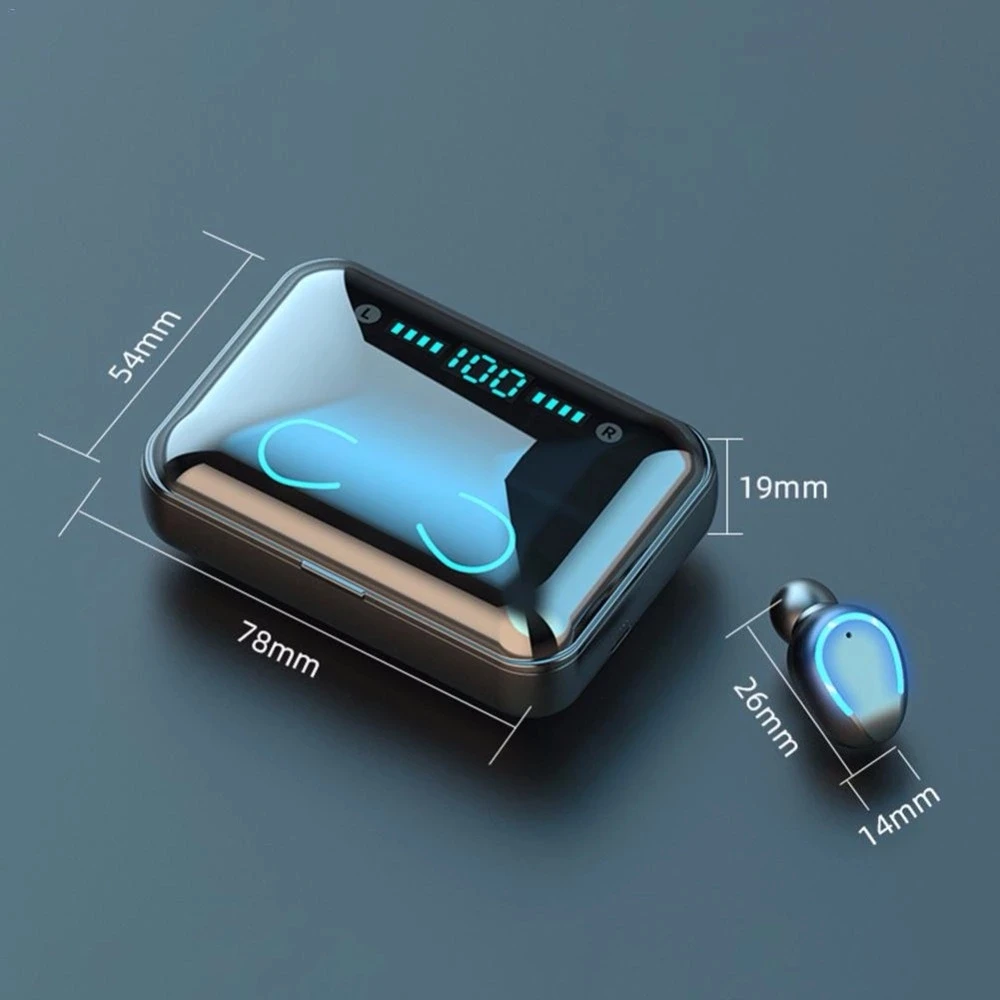 F9 Headset Earphone Led Mini F9-5 Blue-tooth Earbuds 5.0 Tws In-ear