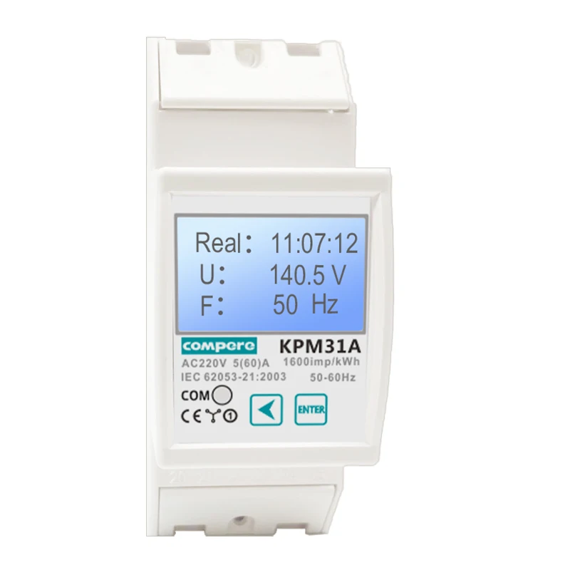 Energy Meter Wifi 100a Pulse Output Single Phase Bidirectional Modbus Energy Meter Wireless
