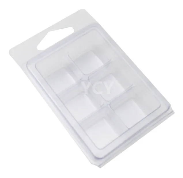 Displaying Recyclable Plastic Pvc Wax Melt Clamshell Packaging Box