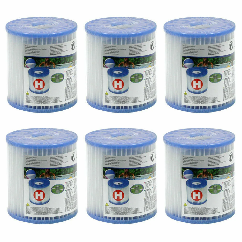 Swimming Pool Cartridge Filter For Intex Size H 29007 20097e Pump Spa
