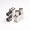 Nice Price Double Right Angle BNC Female Jack Coax Connector for PCB Mount