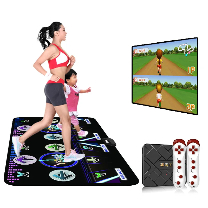 
Double dance mat wireless Dual-purpose dancing machine Somatosensory HDTV game console 