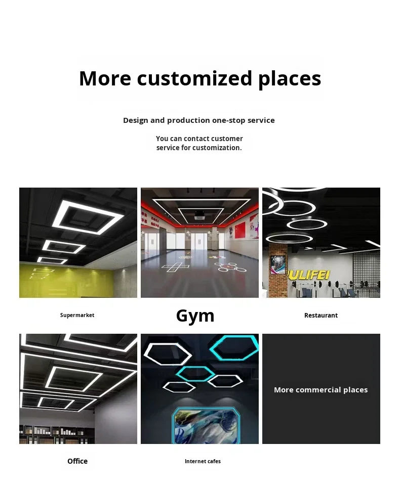 product modern simple design high end billiard room atmosphere led pendant lamp seamless splicing pool room ambiance decorative lighting-12